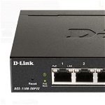 Switch PoE Gigabit cu 8 porturi, smart management, 64W, D-Link DGS-1100-08PV2, D-Link