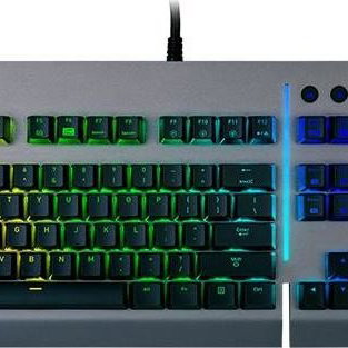 Tastatura Mecanica Gaming Thermaltake Tt eSPORTS Level 20 RGB Cherry MX Speed Silver