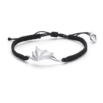 Bratara cu snur Couple Demon Wing, EdenBoutique