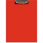 Clipboard dublu A5, plastifiat PVC, Q-Connect - rosu, Q-CONNECT