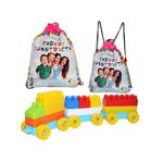 Cuburi constructii in rucsac, 320 piese/570g - robentoys, Robentoys