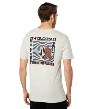 Imbracaminte Barbati Volcom Slider Short Sleeve Tee Bone Heather, Volcom