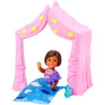 Set Barbie Mattel Babysitters Petrecere in Pijama cu Papusa Fetita FXG97