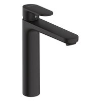 Baterie lavoar cu ventil inclus, negru mat, monocomanda, Hansgrohe Vernis Blend 190, Hansgrohe