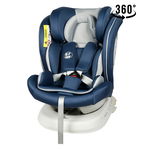 Scaun Auto Tweety Plus DELUXE BUF BOOF Grey cu Isofix rotativ 360 grade 0 36 kg, BUF BOOF