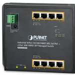 Switch Planet WGS-4215-8P2S, Gigabit, 8 Porturi, PoE, 2 x SFP, Industrial