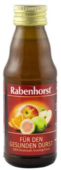 Suc pur de mere, portocale si guave, 125ml - Rabenhorst, Rabenhorst