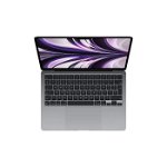 13.6'' MacBook Air 13 with Liquid Retina, M2 chip (8-core CPU), 8GB, 256GB SSD, M2 8-core GPU, macOS Monterey, Space Grey, INT keyboard, 2022, Apple