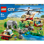 LEGO City - Operatiune de salvare a animalelor salbatice 60302, 525 piese