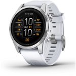 Smartwatch GARMIN Epix Pro (Gen 2) Standard Edition 42mm, Wi-Fi, GPS, Android/iOS, silicon, Silver/Whitestone