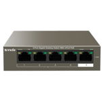 TENDA 5-PORT GIGABIT DESKTOP Switch PoE TEG1105P-4-63W, Tenda