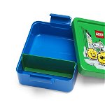 Cutie pentru sandwich LEGO Iconic verde-albastru, Lego
