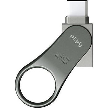 Mobile C80 64GB USB 3.0 Type-C Silver, SILICON-POWER