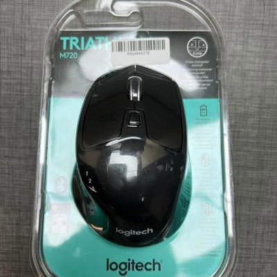 LOGITECH M720 Triathlon Mouse right-handed optical 7 buttons wireless Bluetooth 2.4 GHz USB wireless receiver