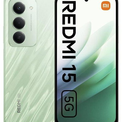 Smartphone Xiaomi Redmi 15, 256GB, 8GB RAM, Dual SIM, 5G, Tri-Camera, Ripple Green + Woven Strap Ring Stand, Xiaomi