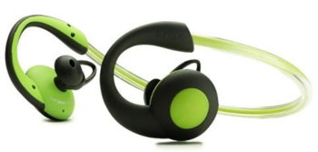 Casti Boompods Sportpods Vision Green (in-ear, bluetooth, illuminating head band, sweat resistant)