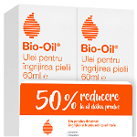 Pachet ulei pentru ingrijirea pielii 1 + 50% reducere la al doilea produs, 2 x 60ml, Bio-Oil, Bio-oil