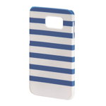 Carcasa Stripes Samsung Galaxy S6 Hama, Albastru/Alb, Hama