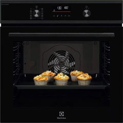 Cuptor incorporabil Electrolux EOD6F77H, Electric, 72 l, Autocuratare catalitica, SteamBake, Timer cu display electronic, Grill, Clasa A+ Negru