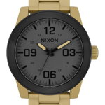 Ceasuri Barbati Nixon Mens Corporal Bracelet Watch 48mm SAND BLACK