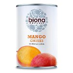Mango bucati in suc de mango Biona, bio, 400 g, Biona