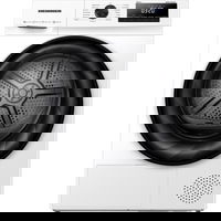 Uscator de rufe Heinner HHPD-H90FRA++, Pompa de caldura, 9 kg, 15 programe, Display LED, Clasa D, Alb