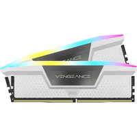 Memorii Corsair Vengeance RGB 32GB DDR5 5200MHz CL40 2x16GB 1.25V Alb