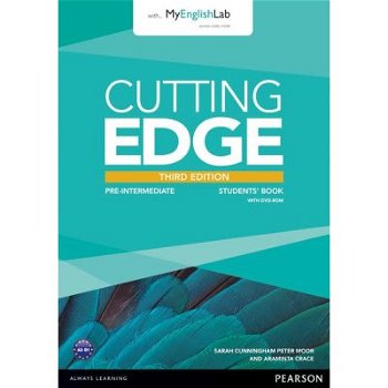 Cutting Edge 3rd Edition Pre-Intermediate Students' Book with DVD and MyEnglishLab Pack - Sarah Cunningham, Longman Pearson ELT