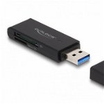 Cititor de carduri USB 3.2 Gen1-A la micro SD/SD, Delock 91002, Delock