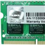 Memorie laptop F3 4GB DDR3 1600 MHz CL11 1.35v, GSKILL