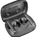 Casti Telefon Poly Voyager Free 60+ UC M Carbon Black Earbuds +BT700 USB-C Adapter +Touchscreen Charge Case, HP