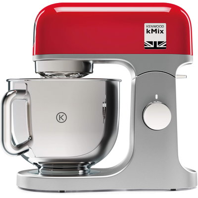 Robot de bucatarie KENWOOD KMix KMX750RD vas 5l 1000W 6 trepte viteza rosu-argintiu