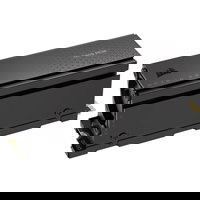 SSD Corsair MP700 PRO cu Air Cooler, 4TB, PCIe Gen 5.0 x4, M.2 2280, Black