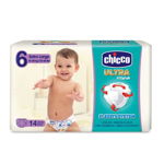 Scutece Ultra Fit & Fun Extra Large Chicco, marime 6, 16-30 kg, 14 bucati/pachet