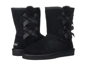 Incaltaminte Femei Koolaburra by UGG Victoria Short BlackBlackBlack, Koolaburra by UGG