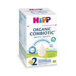 Lapte praf Bio formula de continuare Organic Combiotic 2, +6 luni, 800gr, Hipp