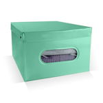 Cutie de depozitare Nordic, Compactor, 50x38.5x24 cm, PVC/carton, verde, Compactor