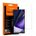 Folie Silicon Premium Neo Flex Spigen Samsung Galaxy Note 20 Ultra,transparenta Case Friendly 2 Bucati In Pachet