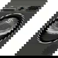 Uscator de rufe Beko B3T43239, Pompa de caldura, 9 kg, 15 programe, Clasa E, SteamCure, RecycledDry, Motor ProSmart Inverter, OptiSense, Aquawave, Hygienic Refresh (Antracit), Beko