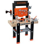 Atelier Smoby Black & Decker Bricolo Center cu accesorii, Smoby