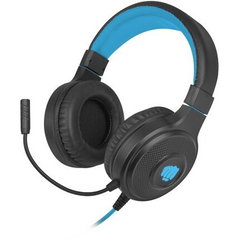 Casti PC Natec, cu Microfon, Negru/Albastru