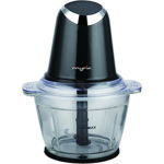 Mini tocator MYRIA MY4069BK, 1l, 500W, 2 trepte viteza, negru-argintiu