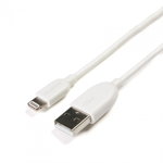 Cablu de date / adaptor Serioux USB Male la Lighning Male, MFi, 1m, White