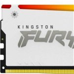 Memorie Kingston DDR5 Memorie Fury Beast White RGB 16GB(1*16GB)/6000 CL36, Kingston
