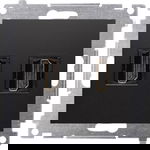 Priză HDMI 1.4 perete albă dublă Kontakt DGHDMI2.01/11 Simon54