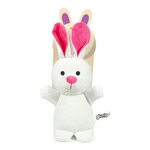 Jucarie de plus pentru caini Rabbit, Gloria, 20 cm, poliester, Gloria