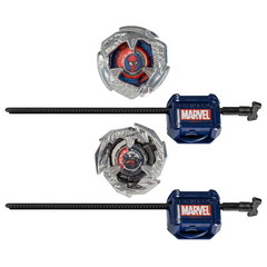 Set jucarii Hasbro, Beyblade X Marvel, Duo Spider-Man 3-60F, Cu Venom 3-80N, 8 ani+