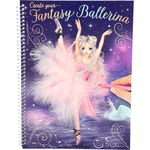 Carte de colorat Create your Fantasy Model Ballerina Depesche PT10195 B370490 pt10195_1