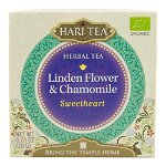 Ceai premium Hari Tea - Sweetheart - tei si musetel 10 saculeti, bio, 20 g, Hari Tea