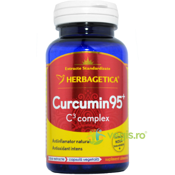 Curcumin 95 C3 Complex 60cps, HERBAGETICA
